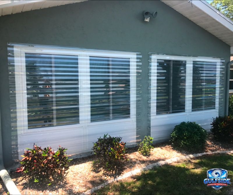 Clear Panels on Ranch-Style Home